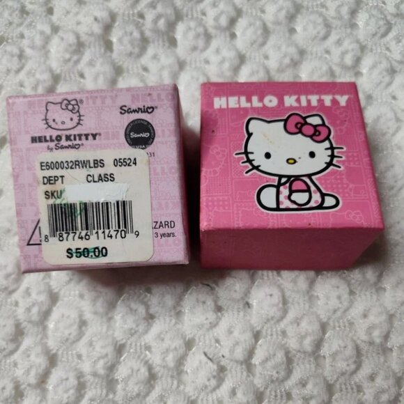 Hello Kitty Rhinestone Stud Earring Set - Picture 3 of 4